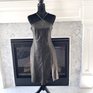 Manigance Paris Lambskin Leather dress